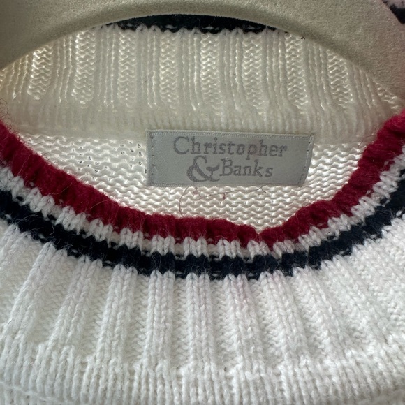 Vintage Christopher & Banks American Flag Sweater - Picture 3 of 7
